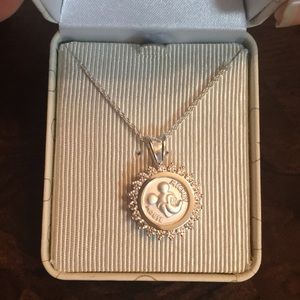 Disney Parks Mickey Mouse Necklace w/ Rhinestones